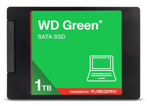 [WDS100T5G0A] SANDISK Green POWERED BY SANDISK 1000 GB Serial ATA III Read speed 545 MB/s 2.5" WDS100T5G0A-00CPT0