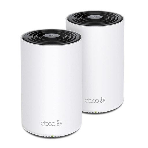 [DECO XE75 PRO(2-PACK)] TP-LINK Wireless Access Point / Router 2-pack 5400 Mbps Mesh Wi-Fi 6e 2x10/100/1000M 1x2.5GbE LAN \ WAN ports 3 Number o