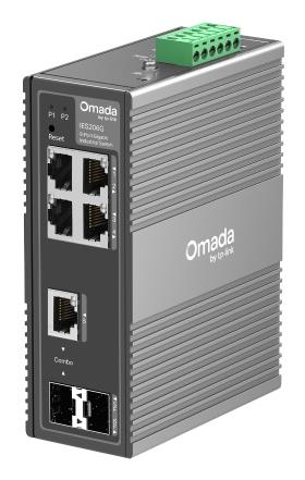 [IES206G] TP-LINK Switch type Managed 4xRJ-45 ports RJ-45 Ports Type Gigabit Ethernet (10/100/1000) 1xCombo SFP ports quantity 1xS