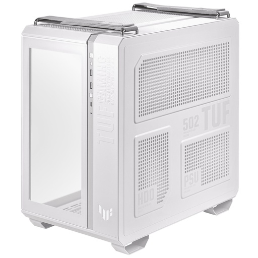 [GAMGT502PLUS/TGARGBWH] ASUS TUF Gaming GT502 MidiTower Case product features Transparent panel Not included ATX MicroATX MiniITX Colour White G