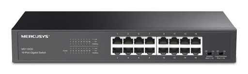 [MS116GS] MERCUSYS MS116GS 16x10Base-T / 100Base-TX / 1000Base-T MS116GS
