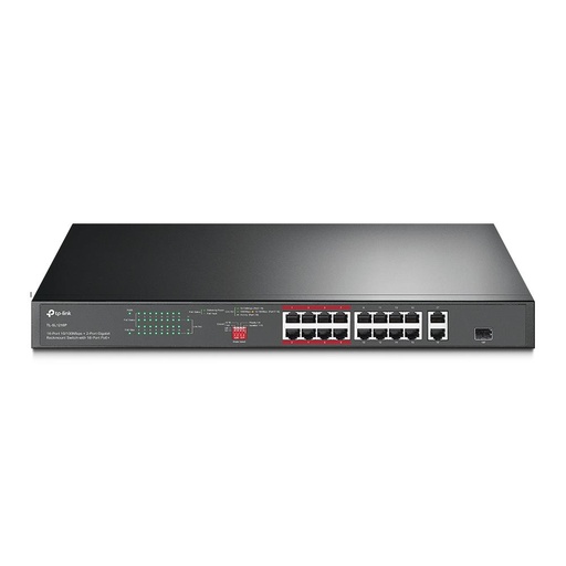 [TL-SL1218P] TP-LINK Desktop/pedestal 16x10Base-T / 100Base-TX PoE+ ports 16 TL-SL1218P