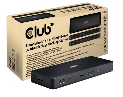 [CSV-1583] NB ACC DOCKING STATION 16IN1/THUNDERBOLT CSV-1583 CLUB3D