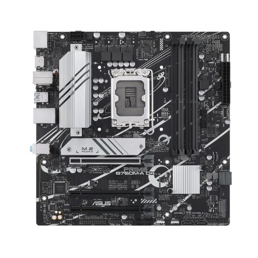 [PRIME B760M-A D4-CSM] ASUS Intel B760 Express LGA1700 Micro-ATX Memory DDR4 Memory slots 4 1xPCI-Express 4.0 16x 2xM.2 1xHDMI 1xDisplayPort 4x