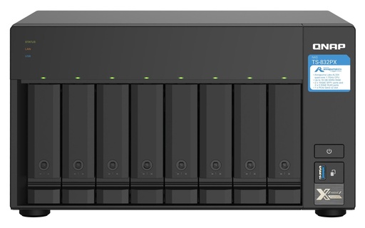 [TS-832PX-4G] NAS STORAGE TOWER 8BAY/NO HDD TS-832PX-4G QNAP