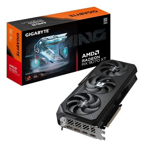 [GV-R9070XTGAMING OC-16GD 1.0] GIGABYTE AMD Radeon RX 9070 XT 16 GB GDDR6 256 bit PCI Express 5.0 Active R9070XTGAMINGOC-16GD1.0