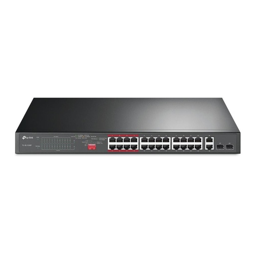[TL-SL1226P] TP-LINK TL-SL1226P Desktop/pedestal 24x10Base-T / 100Base-TX 2x10Base-T / 100Base-TX / 1000Base-T PoE+ ports 24 TL-SL122