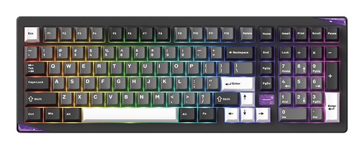 [6978414650828] KEYBOARD WRL GEM 02 VIA/BLACK/SIL. 6978414650828 AKKO