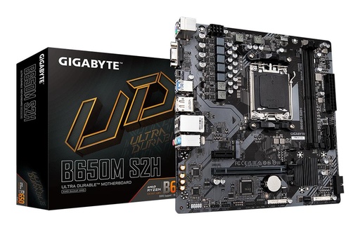 [B650M S2H 1.4] GIGABYTE AMD B650 Socket AM5 micro ATX RAM DDR5-SDRAM 2xSlots 1xNumber of M.2 (M) slots B650M S2H (rev. 1.4) B650MS2H1.4