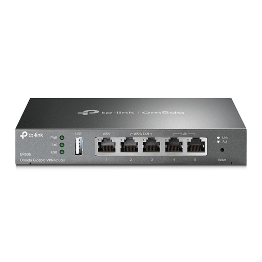 [ER605] NET ROUTER 1000M 5P VPN/OMADA ER605 TP-LINK