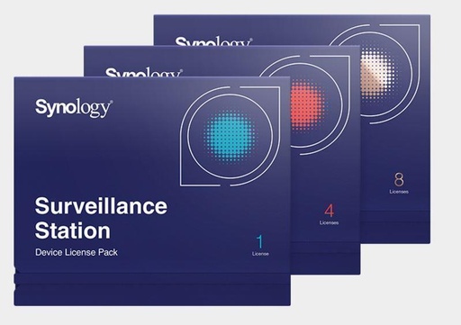 [LICENCEPACK4DEVICE] SOFTWARE LIC /SURVEILLANCE/STATION PACK4 DEVICE SYNOLOGY