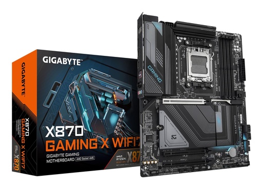[X870 GAMING X WIFI7 1.1] GIGABYTE AMD X870 Socket AM5 ATX RAM DDR5-SDRAM 4xSlots Wi-Fi Yes Bluetooth Yes 2xPCI Express x4 slots 3xNumber of M.2 (