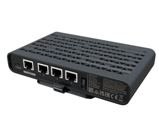[A42G-HBEP] MIKROTIK Mikrotic hAP be lite (A42G-HBEP) Wi-Fi 7 (802.11be) Ethernet LAN Yes 4xLAN ports USB port Yes A42G-HBEP