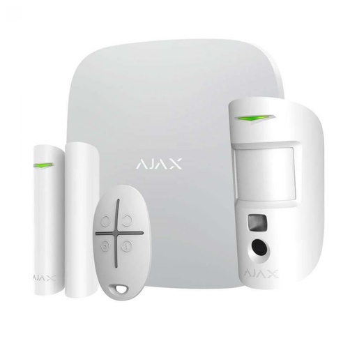 [38174] ALARM SECURITY STARTERKIT CAM/PLUS WHITE 38174 AJAX