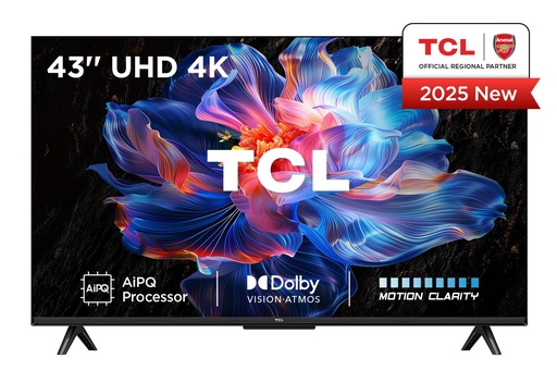 [43V6C] TCL 43 " 4K Ultra HD 3840 x 2160 pixels Flat 16:9 DLED 43V6C
