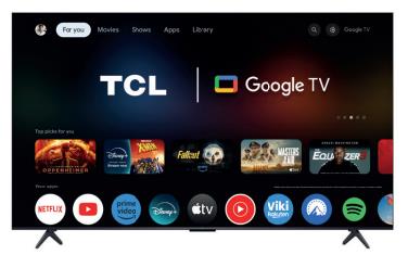 [55C61K] TCL 55 " 4K Ultra HD 3840 x 2160 pixels Flat QD-Mini LED 55C61K