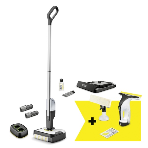 [9.791-983.0] KARCHER FC 2-4 + WV 4-4 Set Dry&wet Electric mop Black/Silver Bagless Battery 2.2 kg 9.791-983.0