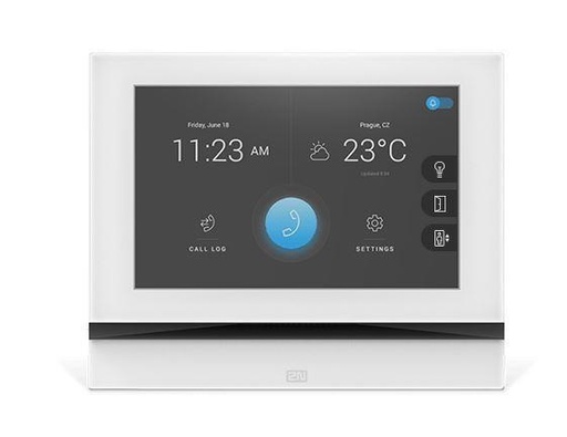 [91378601WH] ANSWERING UNIT INDOOR VIEW/TOUCH WHITE 91378601WH 2N
