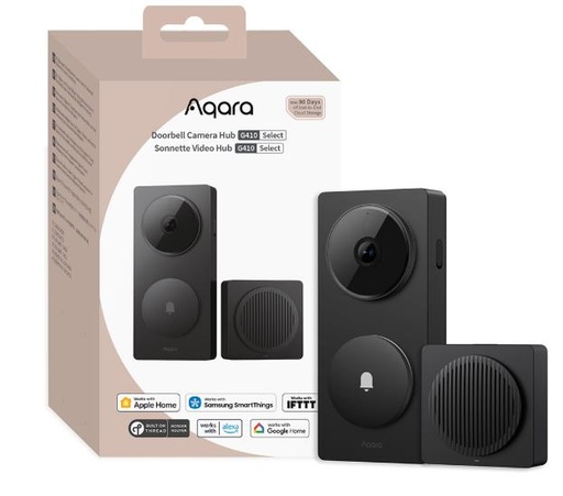 [CH-C09D-B] SMART HOME G410 DOORBELL CAM/HUB BLACK CH-C09D-B AQARA