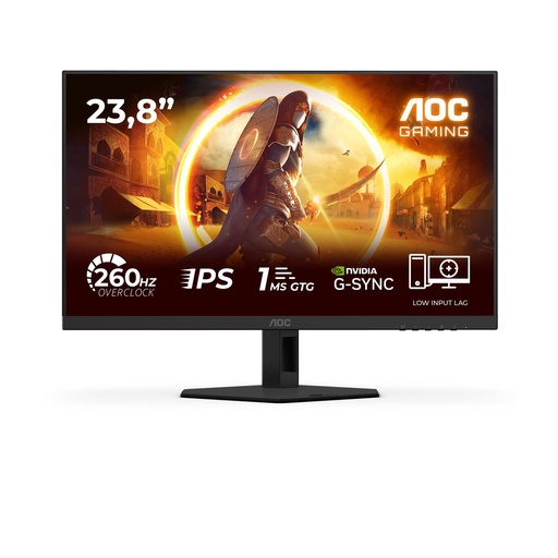[24G4ZRE] AOC 23.8 " 1920 x 1080 pixels Full HD Native aspect ratio 16:9 LED Flat 24G4ZRE