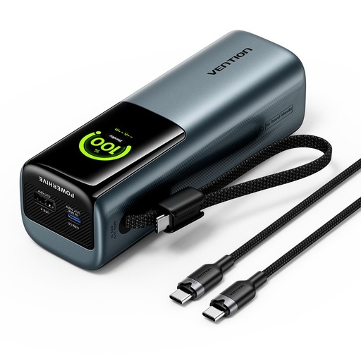 [FKFH0] POWER BANK USB 20000MAH 165W/GRAY TFT DISPLAY FKFH0 VENTION
