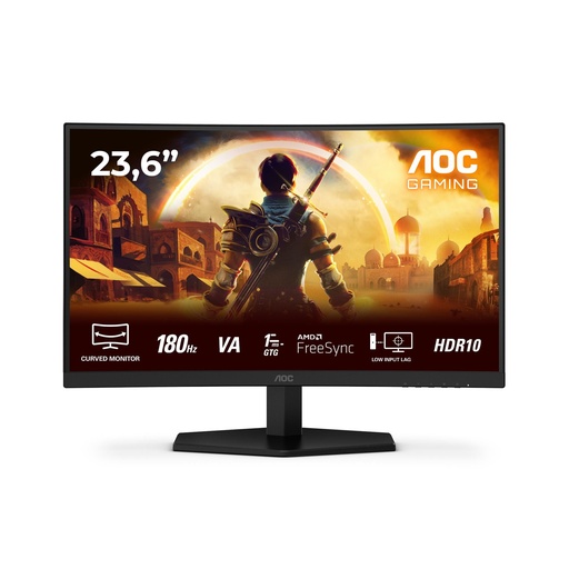 [C24G42E] AOC 23.6 " 1920 x 1080 pixels Full HD Native aspect ratio 16:9 LED Curved C24G42E