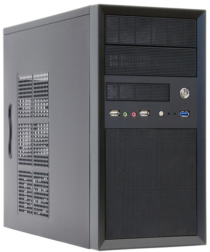 [CT-01B-OP] CHIEFTEC MiniTower MicroATX Colour Black CT-01B-OP