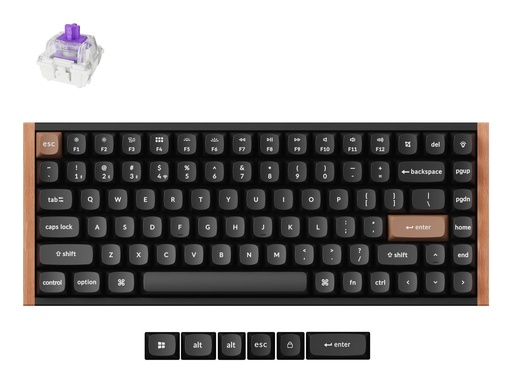 [K2H-F1] KEYBOARD WRL K2 HE SPECIAL ED./BLACK K2H-F1 KEYCHRON