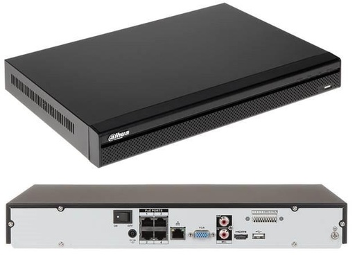 [NVR4204-P-4KS2/L] NET VIDEO RECORDER 4CH 4POE/NVR4204-P-4KS2/L DAHUA