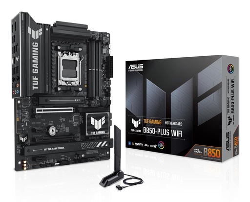 [TUF GAMING B850-PLUS WIFI] ASUS AMD B850 SAM5 ATX Memory DDR5 Memory slots 4 2xPCI-Express 4.0 1x 1xPCI-Express 4.0 16x 1xPCI-Express 5.0 16x 3xM.2