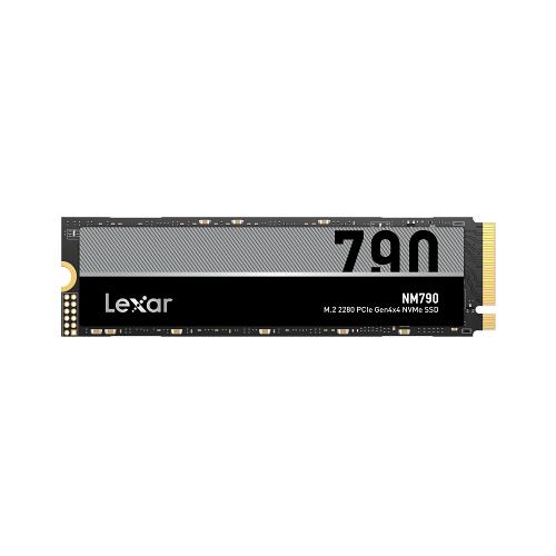 [LNM790X512G-RNNNG] LEXAR NM790 512GB M.2 PCIe Gen4 NVMe Write speed 4400 MBytes/sec Read speed 7200 MBytes/sec 2.45mm TBW 500 TB MTBF 15000