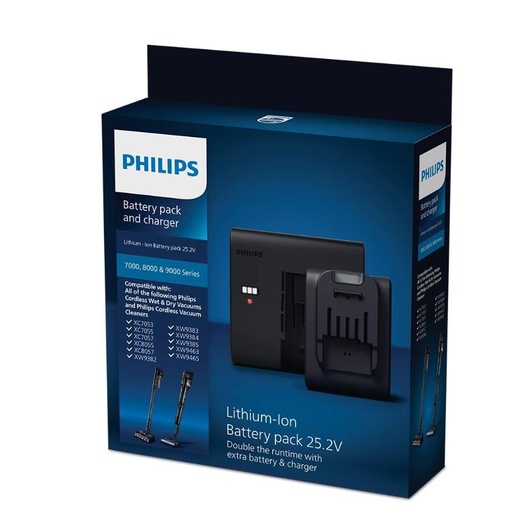 [XV1797/01] PHILIPS Battery and charger Model XV1797/01 Black For  XC6552, XC6553, XC6557, XC7053, XC7055, XC7057, XC8053, XC8054, X