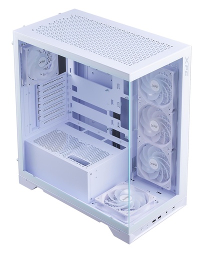 [INVADERXBTFMT-WHCWW] ADATA INVADER X BTF MidiTower Case product features Transparent panel ATX MicroATX MiniITX Colour White INVADERXBTFMT-WH