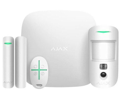 [156253] ALARM SECURITY STARTERKIT CAM/HDR WHITE 156253 AJAX