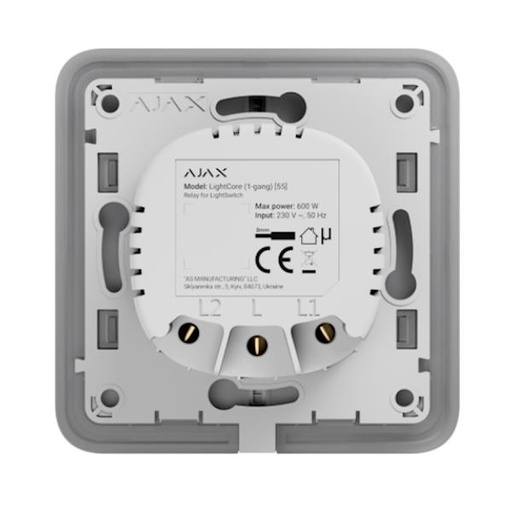 [52136] SMART HOME LIGHTCORE 1GANG/52136 AJAX