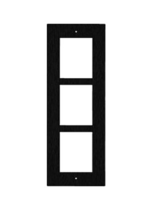 [9155013B] ENTRY PANEL 3MOD. FLUSH FRAME/BLACK/ IP VERSO 9155013B 2N