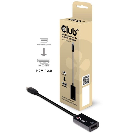 [CAC-1180] I/O ADAPTER MINI DP TO HDMI/ACTIVE M/F CAC-1180 CLUB3D