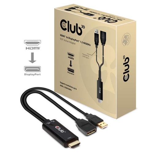 [CAC-1331] I/O ADAPTER HDMI TO DP/ACTIVE M/F CAC-1331 CLUB3D