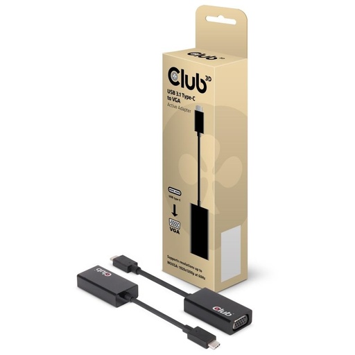[CAC-1502] I/O ADAPTER USB-C TO VGA/M/F CAC-1502 CLUB3D