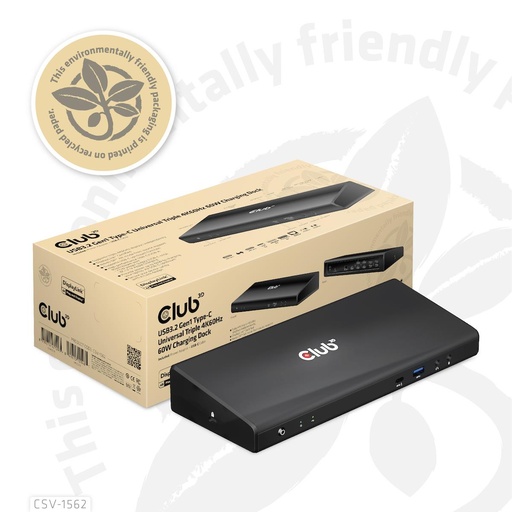[CSV-1562] NB ACC DOCKING STATION/USB-C 60W CSV-1562 CLUB3D