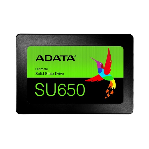 [ASU650SS-512GT-R] ADATA SU650 512GB SATA 3.0 Write speed 450 MBytes/sec Read speed 520 MBytes/sec 2,5" TBW 140 TB MTBF 2000000 hours ASU65