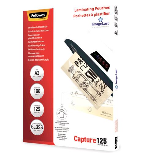 [5307506] LAMINATOR POUCH IMAGELAST/A3 125 100PCS 5307506 FELLOWES