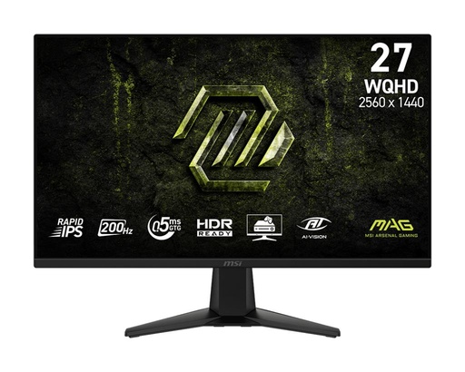[MAG 275QF E20] MSI 27 " 2560 x 1440 pixels Wide Quad HD Native aspect ratio 16:9 LCD Flat MAG275QFE20