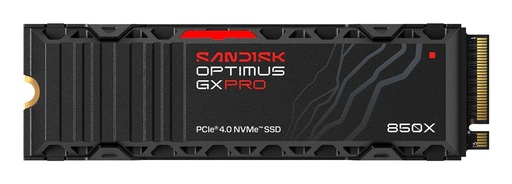 [SDSP81100TAH-000E0] SANDISK 600xTBW rating MTBF 1750000 h Read speed 7300 MB/s Write speed 6300 MB/s NVMe Yes PCI Express 4.0 M.2 1000 GB SD