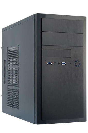 [HT-01B-OP] CHIEFTEC MiniTower MicroATX Colour Black HT-01B-OP