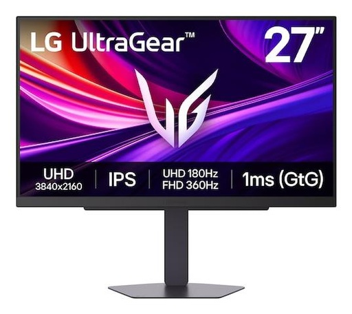 [27G810A-B] LG 27 " 3840 x 2160 pixels 4K Ultra HD Native aspect ratio 16:9 LCD Flat 27G810A-B.AEK