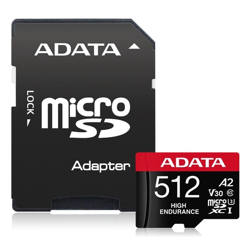 [AUSDX512GUI3V30SHA2-RA1] MEMORY MICRO SDXC 512GB W/AD./AUSDX512GUI3V30SHA2-RA1 ADATA