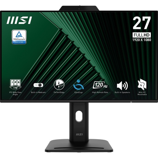 [PRO MP272PMG] MSI PRO MP272PMG 27" Business Panel IPS 1920x1080 16:9 120 Hz Speakers PROMP272PMG