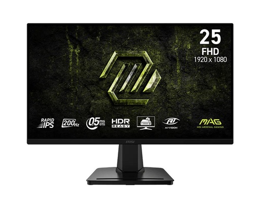 [MAG 256F E20] MSI 24.5 " 1920 x 1080 pixels Full HD Native aspect ratio 16:9 LCD Flat MAG256FE20