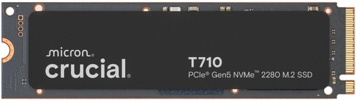 [CT1000T710SSD8] CRUCIAL 600xTBW rating NVMe Yes PCI Express 5.0 M.2 1000 GB Crucial T710 1TB (CT1000T710SSD8) T710 CT1000T710SSD8